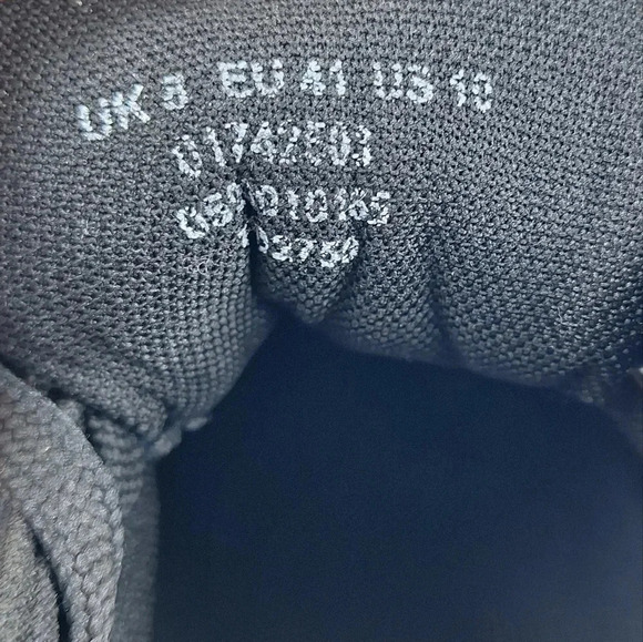 ASOS Design Womens Cotton Canvas Lace-Up Black Platform Sneakers Size 10 - Picture 5 of 9